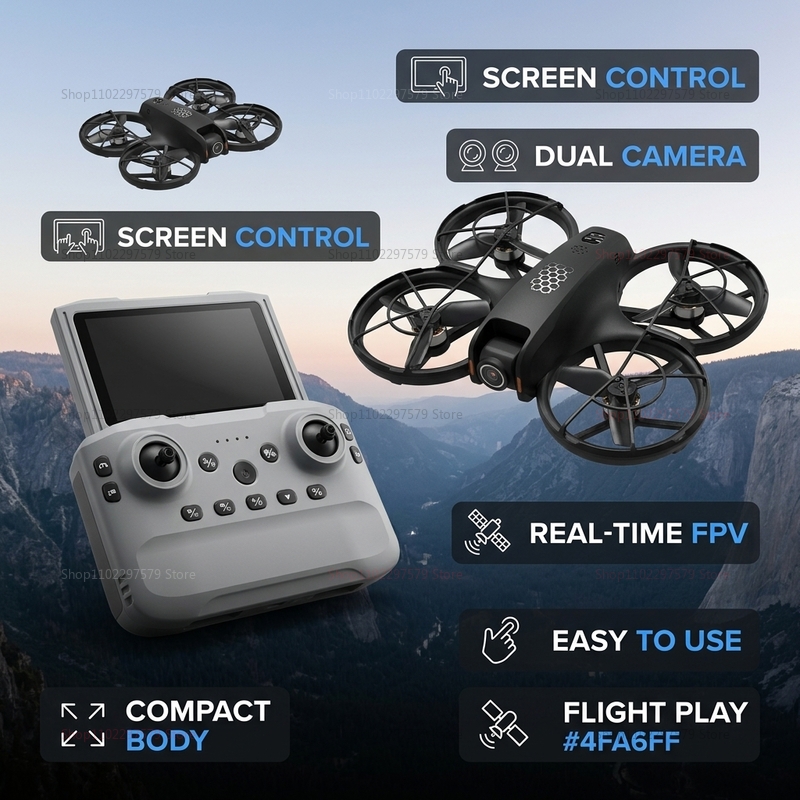 2026 NEW M5 Airplane Aerial Ph - Drone Kit Tricopter recension och pris