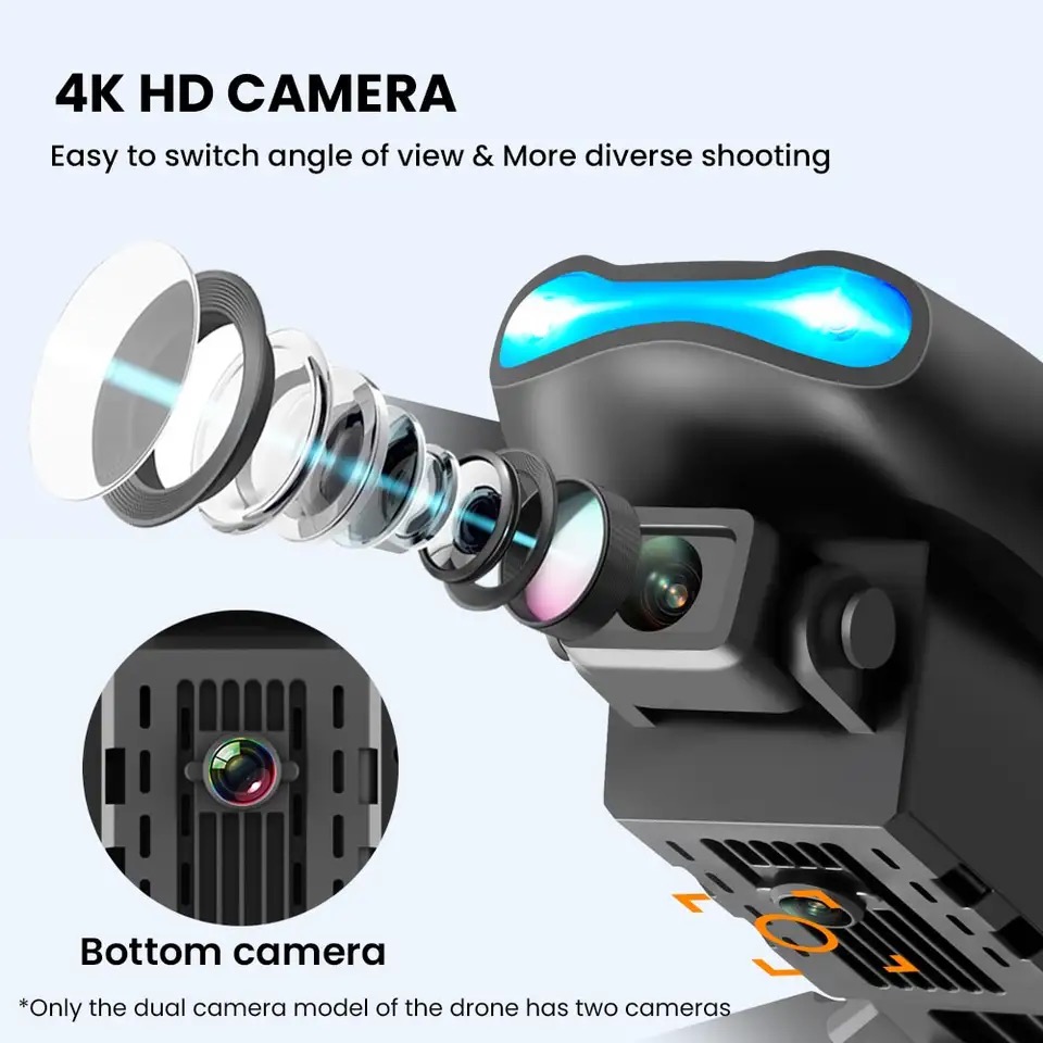 New Mini drone E99 4K WIFI HD  - Drone Kit Tricopter recension och pris