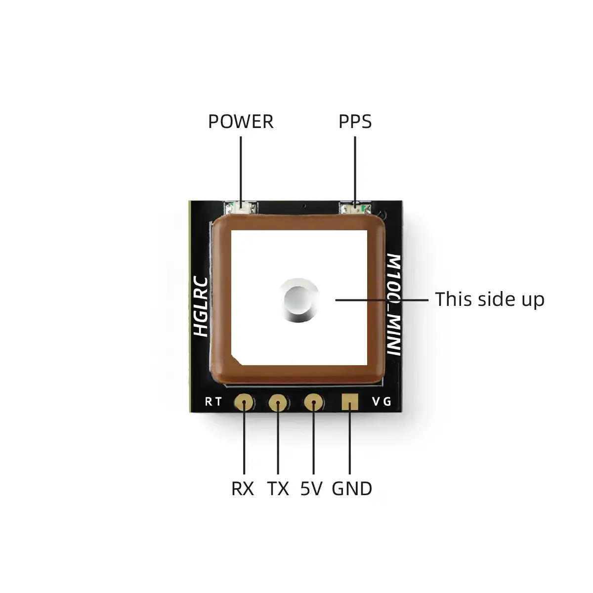 HGLRC M100 Mini GPS Module M10 - Drone Kit Long Range recension och pris