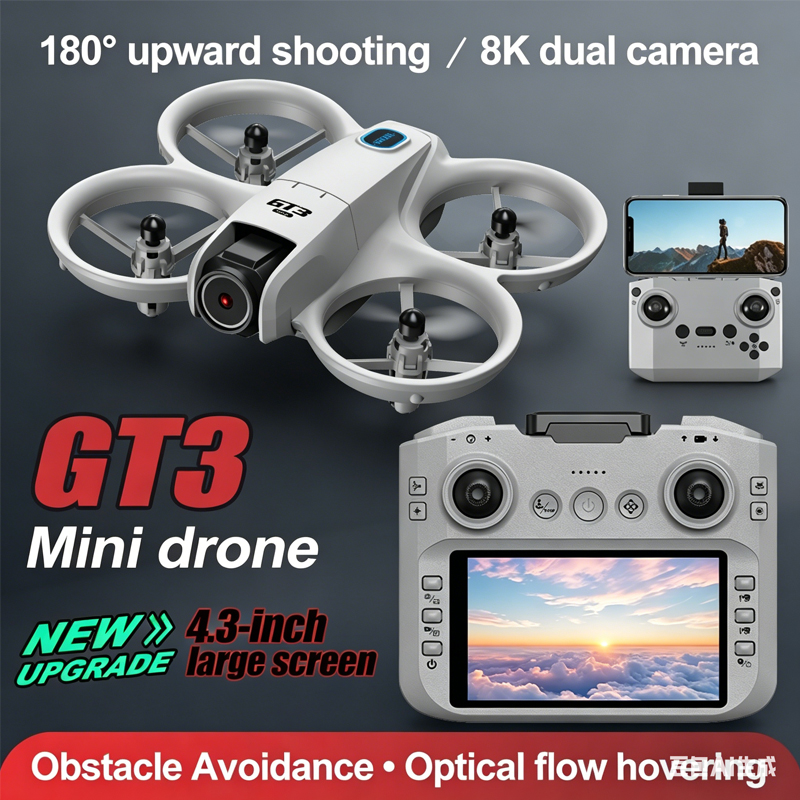 Mini Drone 2026 GT3/GT3 MAX Dr - Drone Kit Tricopter recension och pris