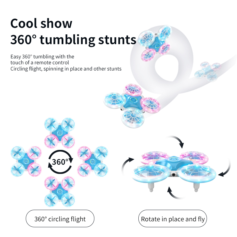 Mini Drone Flash 3D Flip 2.4G  - Drone Kit Tricopter recension och pris