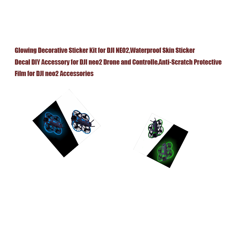 Glowing Decorative Sticker Kit - Drone Kit Waterproof recension och pris